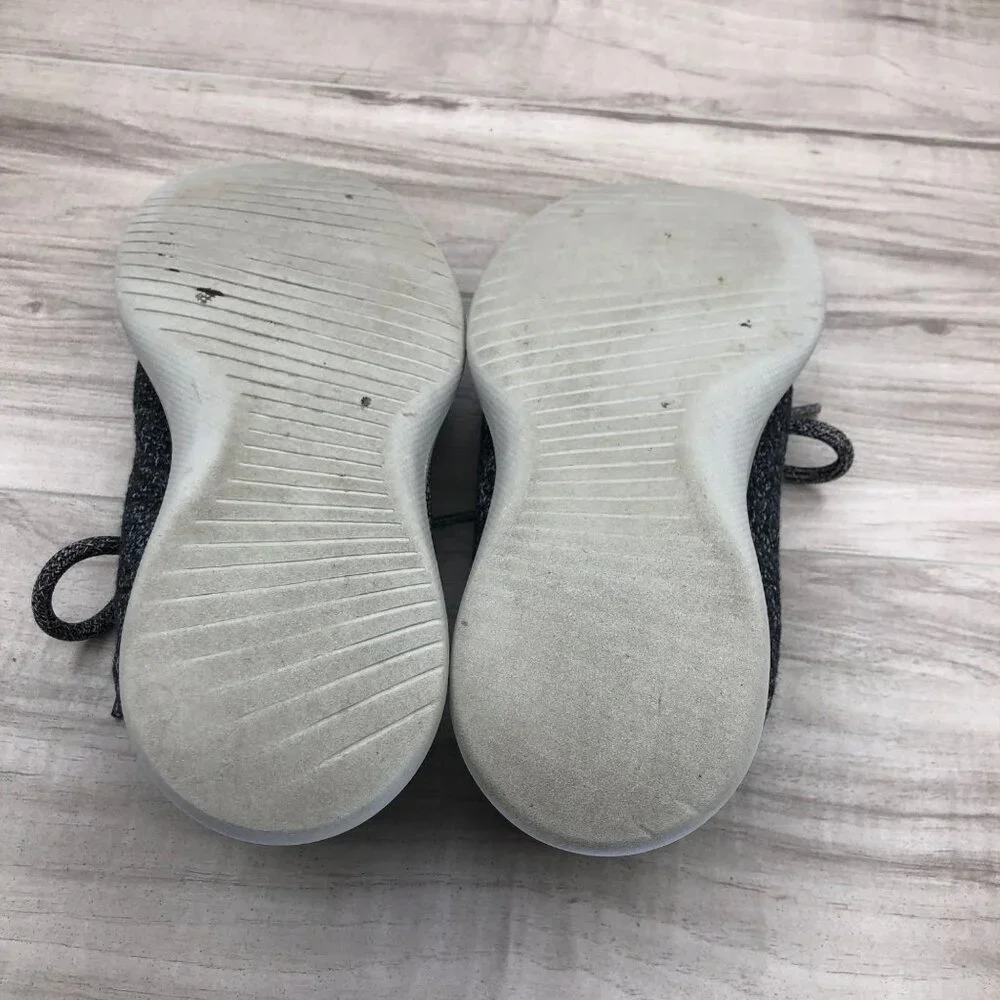 Allbirds Sneakers Womens 8 Gray Merino Wool Runners Lace Up Shoes